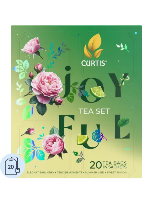 Чай Curtis Joyful Tea Set ассорти 4 вкуса 20 сашет