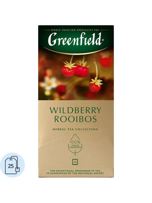 Чай Greenfield Wildberry Rooibos трав, 25пак 1390-10