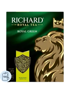 Чай Richard Royal Green зеленый, 100 пакетиков
