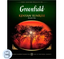 Чай Greenfield Kenyan Sunrise черн.фольгир. 100 пак/уп 0600-09