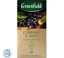 Чай Greenfield Currant and Mint черный фольгир. 25пак/уп 1249-10