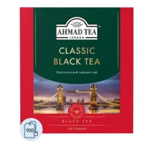 Чай Ahmad Tea классический черный, 100пак/уп., 1665-08