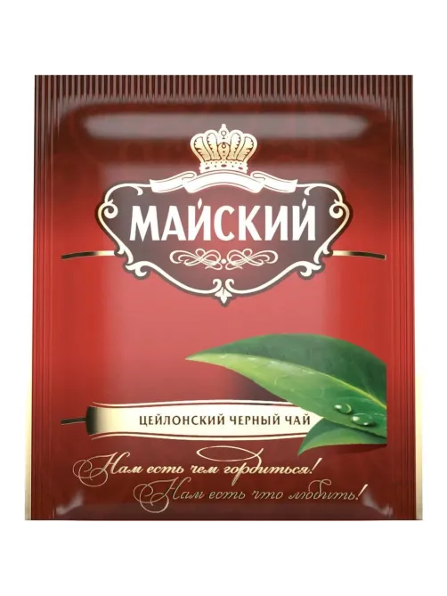 Чай Майский черный сашет 2гx200пак/уп 14286, 421007