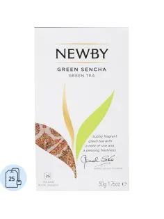 Чай Newby Зеленая Сенча зеленый 25 пакетиков