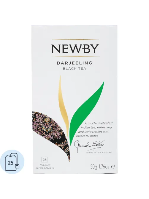 Чай Newby Дарджилинг черный 25 пакетиков