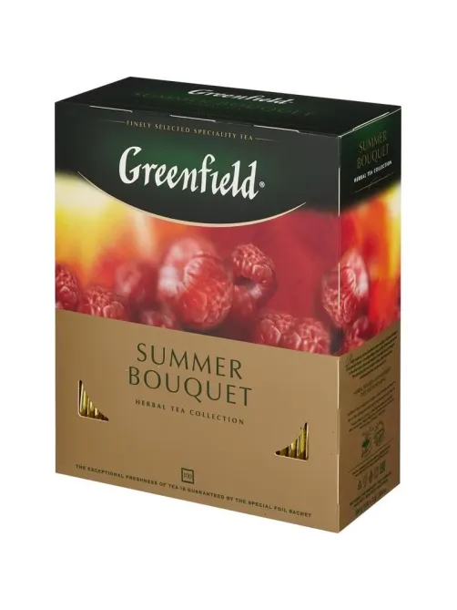 Чай Greenfield Summer Bouquet фруктов.фольгир. 100 пак/уп 0878-09 Т