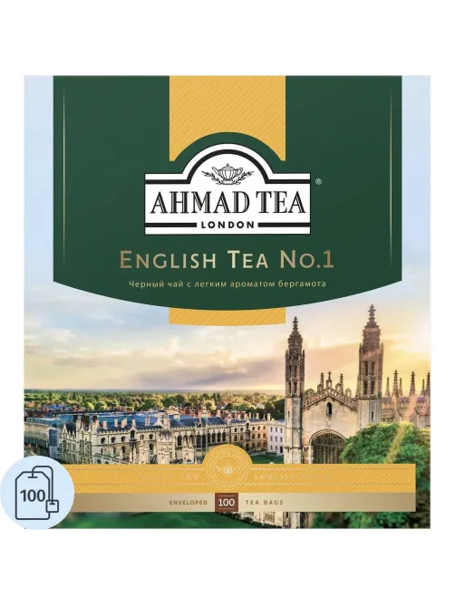 Чай Ahmad English N1 черный 100пак/уп 598-08