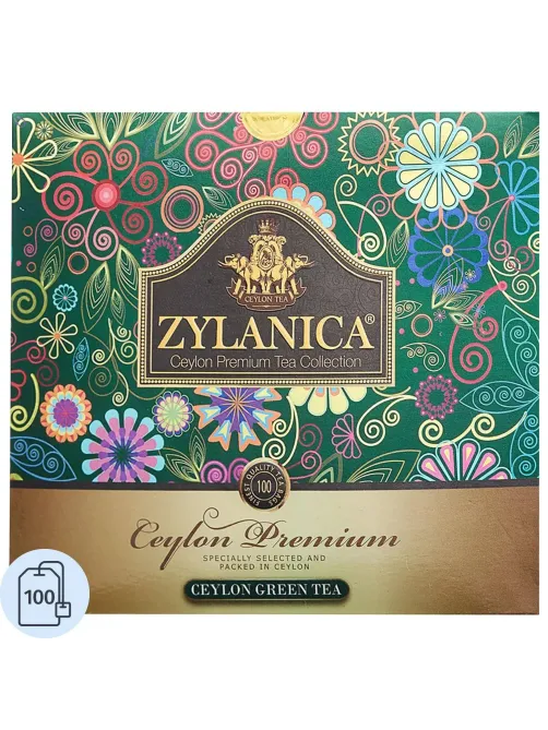 Чай Zylanica Ceylon Premium Collection зел. 100 пакx2гр/уп