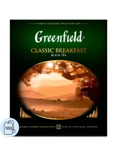Чай Greenfield Classic Breakfast черный,100пак/уп 0582-09