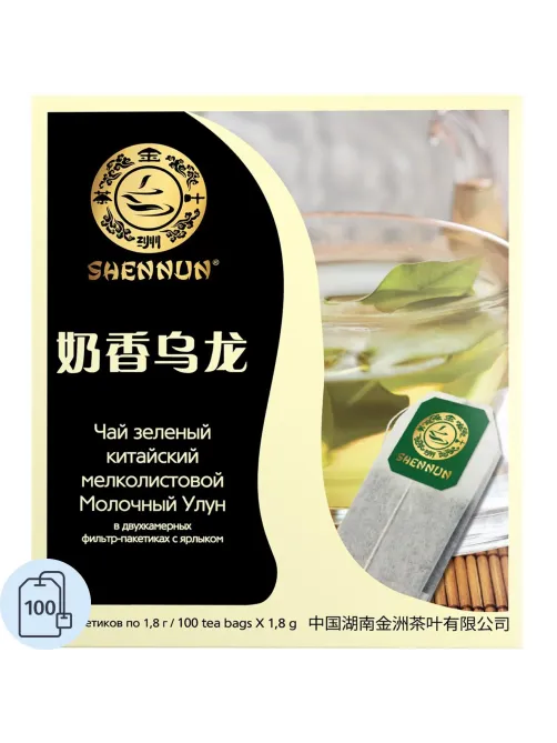Чай Shennun Молочный Улун зеленый, 100пак. 1902