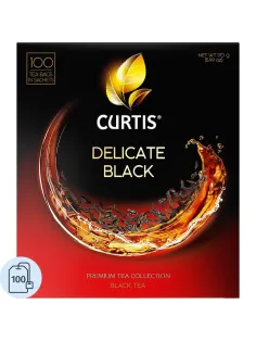 Чай Curtis Delicate Black черный, мелкий лист, 100 сашет