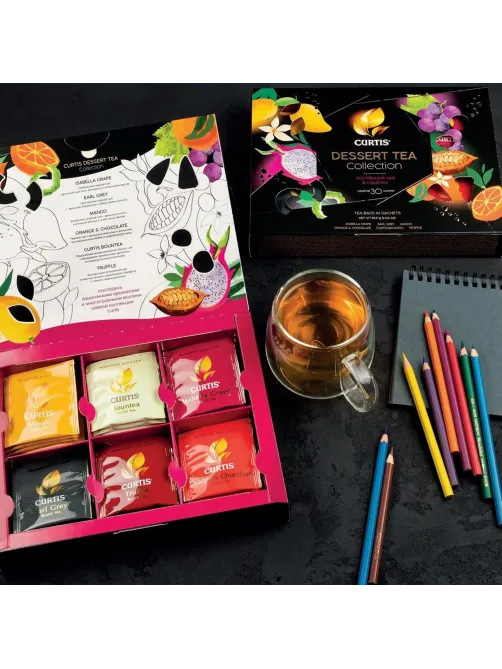 Чай Curtis Dessert Tea Collection ассорти, 30 сашет
