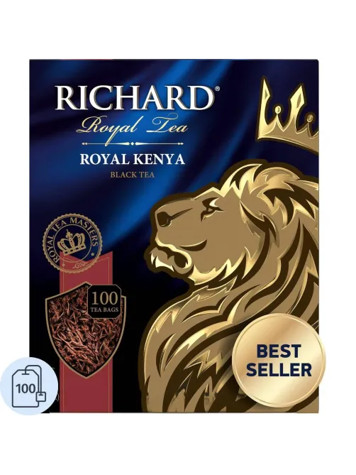 Чай Richard Royal Kenya черный, 100 пакетиков