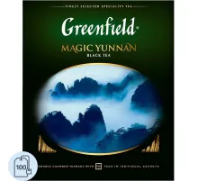 Чай Greenfield Magic Yunnan черн.фольгир 100 пак/уп, 0583-09