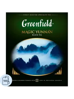 Чай Greenfield Magic Yunnan черн.фольгир 100 пак/уп, 0583-09