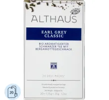 Чай черный в пакетиках Althaus Bio Earl Grey Classic 20пакx1,75гр