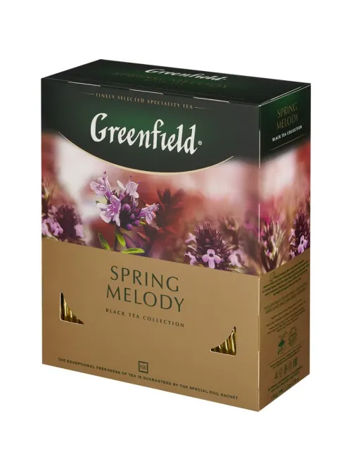 Чай Greenfield Spring Melody черный фольгир.100 пак 1065-09