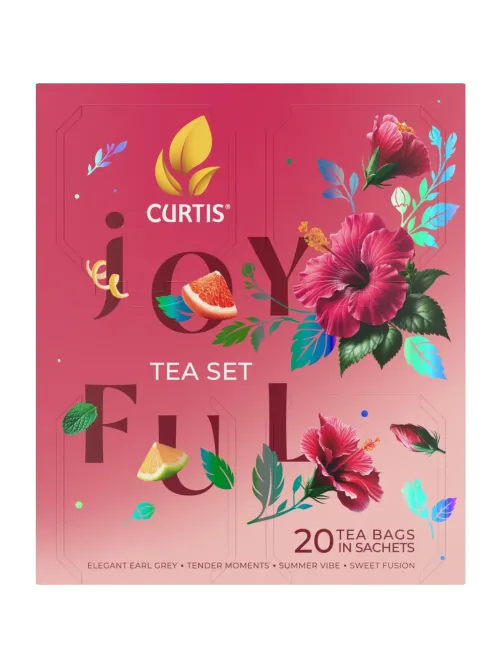 Чай Curtis Joyful Tea Set ассорти 4 вкуса 20 сашет