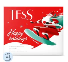 Чай Tess Happy Holidays эксклюзив коллек ассорт,48пак(1499-10/2008-10) (НГ)