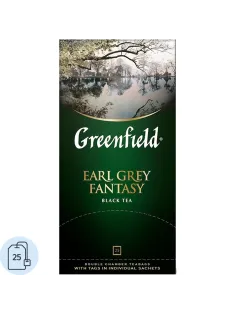 Чай Greenfield Earl Grey Fantasy черный фольгир.25пак/уп 0427-10