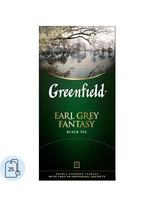 Чай Greenfield Earl Grey Fantasy черный фольгир.25пак/уп 0427-10