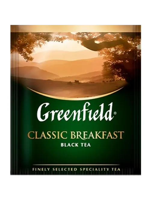 Чай Greenfield Classic Breakfast черный,100пак/уп 0582-09