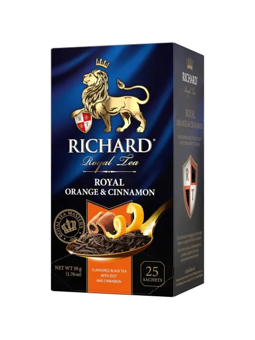 Чай Richard Royal Orange&Cinnamon черный 25 сашет 14143