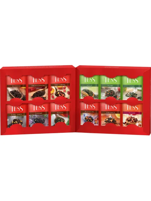 Чай Tess Happy Holidays эксклюзив коллек ассорт,48пак(1499-10/2008-10) (НГ)