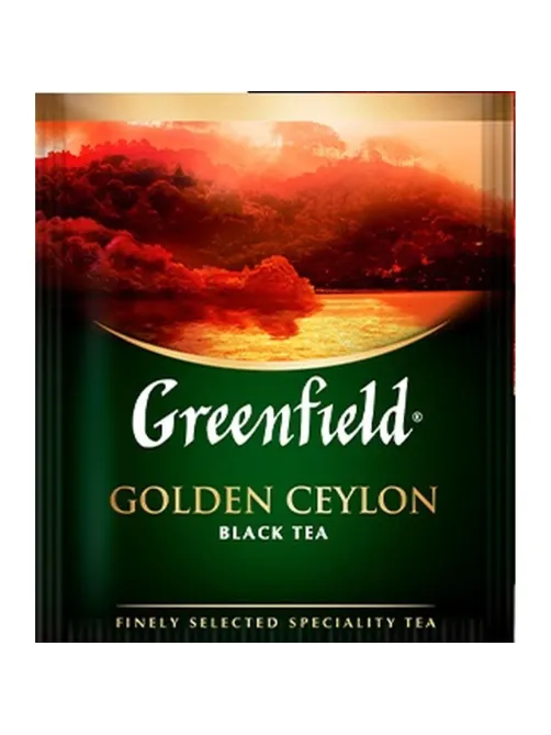 Чай Greenfield Golden Ceylon черный фольгир.100пак/уп 0581-09