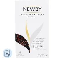 Чай Newby Черный чай с Чабрецом 25 пакетиков