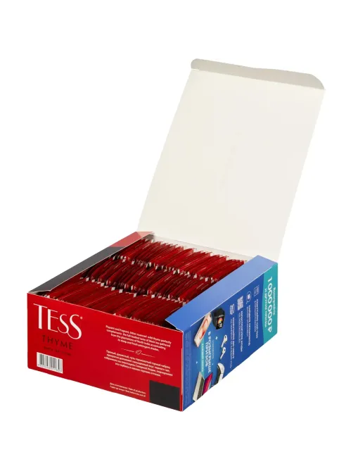 Чай черный Tess Thyme 100 пакетиков (чабрец)