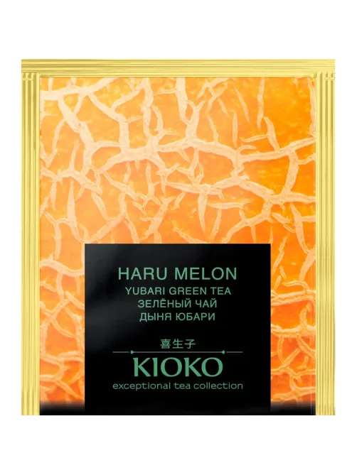 Чай Kioko Haru Melon с ароматом дыни, зеленый, 100пак
