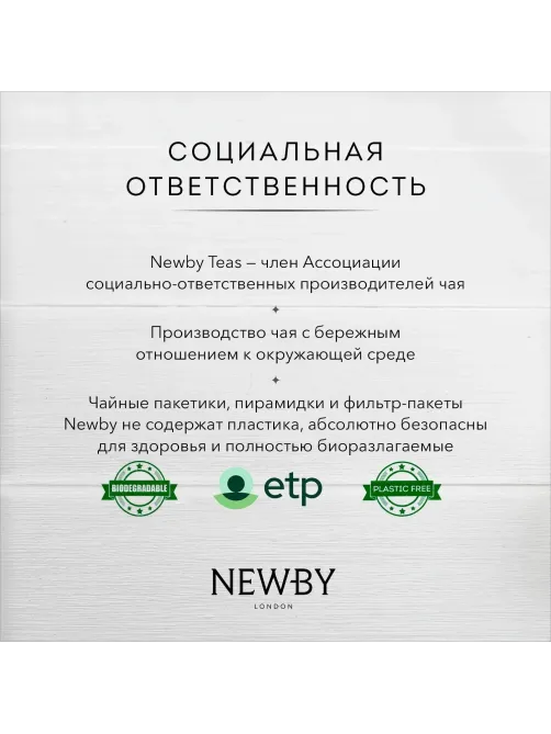 Чай Newby Зеленая Сенча зеленый 25 пакетиков