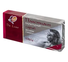 Пластилин скульптурный Люкс, серый, 1000 г 34С 2246-08 набор