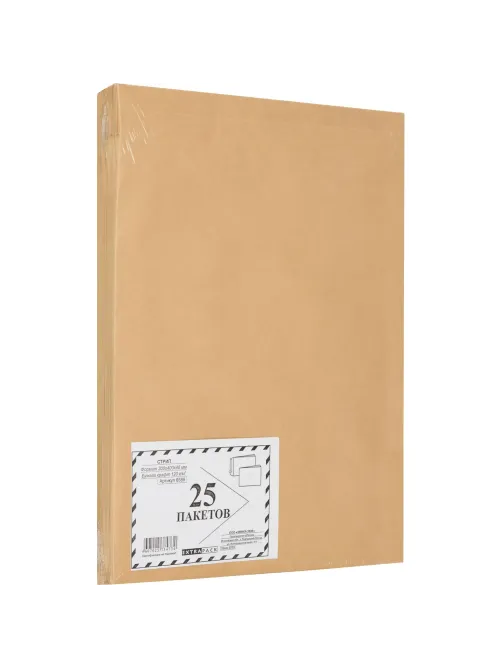 Пакет крафт E4 стрип Extrapack 300х400х40 120г 25шт/уп/6589