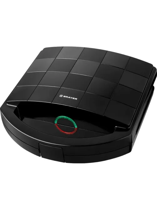 Вафельница BRAYER 2307BR, 750Вт, белг.вафли,панель 22,5x13 см,антиприг.покр