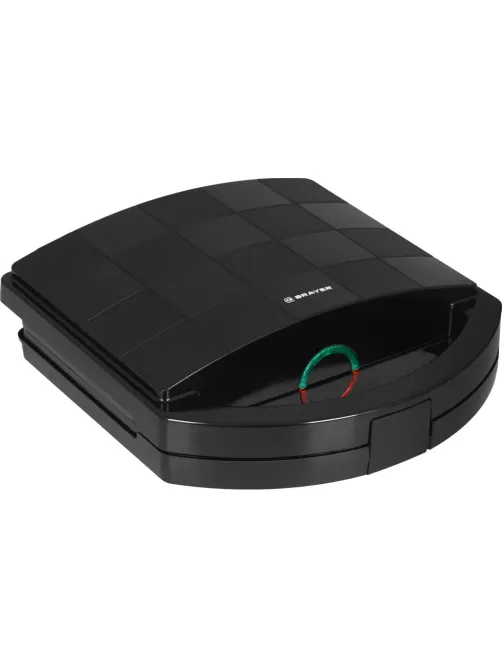 Вафельница BRAYER 2307BR, 750Вт, белг.вафли,панель 22,5x13 см,антиприг.покр