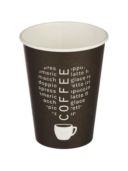 Стакан одноразовый бум односл. 300мл d-90мм SP12 love coffee (MIX) 50шт/уп