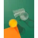 Стакан одноразовый 200мл прозр., для хол/гор., КОМУС ПП, 100шт/уп