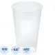 Стакан одноразовый Bubble Cup 500мл матовый/прозр., 400шт/кор (1021П)