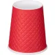 Стакан одноразовый бум двухслойный d-80мм 250мл Waffle Red (25шт/уп)