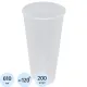 Стакан одноразовый Bubble Cup 650мл матовый/прозр., 200шт/кор (1022П)