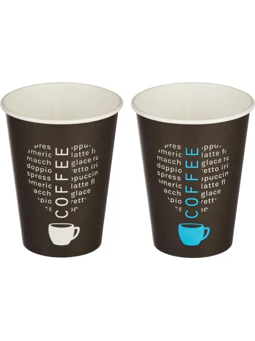 Стакан одноразовый бум односл. 300мл d-90мм SP12 love coffee (MIX) 50шт/уп