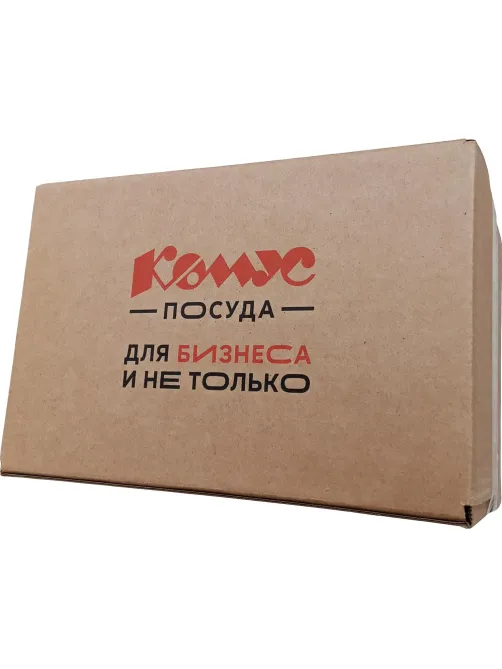 Тарелка одноразовая бум. 23см круглая, белая, 250г/м2, 500шт/кор