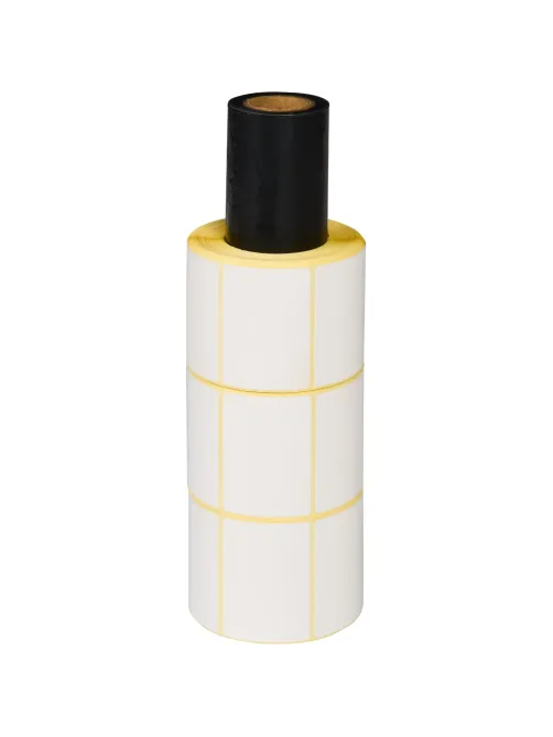Термотрансферные этикетки ПГЛ 58х40 (4 шт.)+риббон WAX 60x100 в комплекте