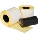 Термотрансферные этикетки ПГЛ 75х120 (3 шт.)+риббон WAX 80x100 в комплекте