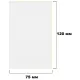 Термотрансферные этикетки ПГЛ 75х120 (3 шт.)+риббон WAX 80x100 в комплекте