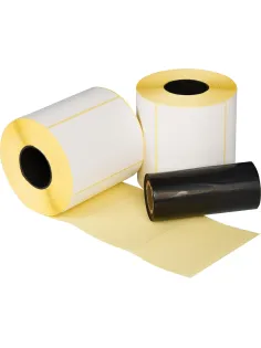 Термотрансферные этикетки ПГЛ 100х72 (2 шт.)+риббон WAX 104x100 в комплекте