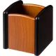 Набор настольный 5M-3A на 5 предметов из МДФ, цвет: коричневый/черный