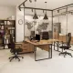 Рабочая станция К-Loft 241S006 Ш1580 2раб.места дуб натур